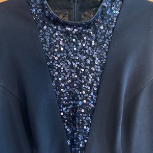 Long formal dress by Vince Camuto. Purchased at Nordstrom and worn once NavyBlue